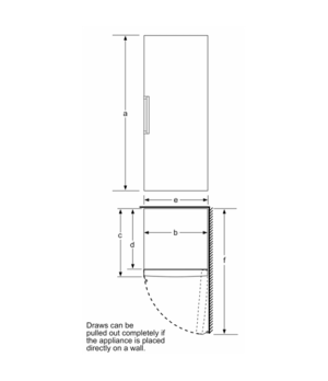 Bosch | GSN58AWDP Serie 6 | Freezer | Energy efficiency class D | Free standing | Upright | Height 191 cm | No Frost system | To