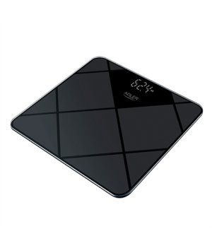 Adler | Bathroom Scale | AD 8169 | Maximum weight (capacity) 180 kg | Accuracy 100 g | Graphite/Black