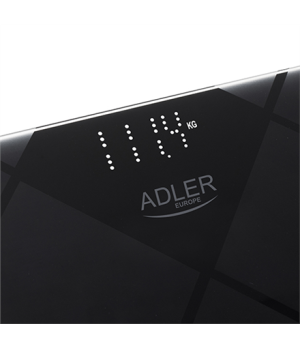 Adler | Bathroom Scale | AD 8169 | Maximum weight (capacity) 180 kg | Accuracy 100 g | Graphite/Black