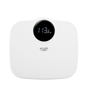 Adler | Bathroom Scale | AD 8172w | Maximum weight (capacity) 180 kg | Accuracy 100 g | Body Mass Index (BMI) measuring | White