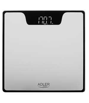 Adler | Bathroom Scale | AD 8174s | Maximum weight (capacity) 180 kg | Accuracy 100 g | Silver