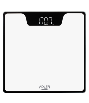 Adler | Bathroom Scale | AD 8174w | Maximum weight (capacity) 180 kg | Accuracy 100 g | White