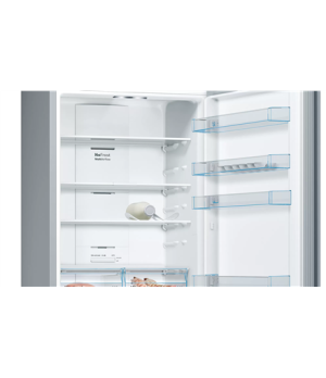 Bosch | KGN49XLEA | Refrigerator | Energy efficiency class E | Free standing | Combi | Height 203 cm | No Frost system | Fridge 