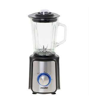 Mesko | Blender | MS 4080 | Tabletop | 600 W | Jar material Glass | Jar capacity 1.5 L | Ice crushing | Black/Silver