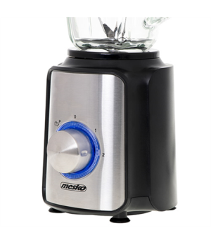 Mesko | Blender | MS 4080 | Tabletop | 600 W | Jar material Glass | Jar capacity 1.5 L | Ice crushing | Black/Silver