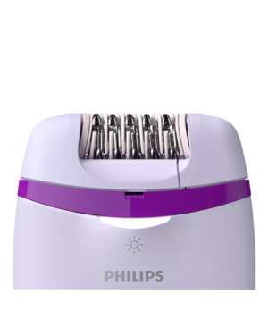 Philips Corded Compact Epilator BRE275/00 Satinelle Essential Purple