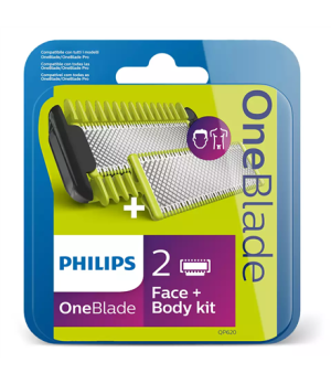 Philips | OneBlade Face and Body kit | QP620/50 | Green | Number of shaver heads/blades 2