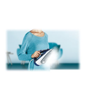 TEFAL | FV2838E0 | Steam Iron | 2400 W | Water tank capacity 270 ml | Continuous steam 40 g/min | Blue/White