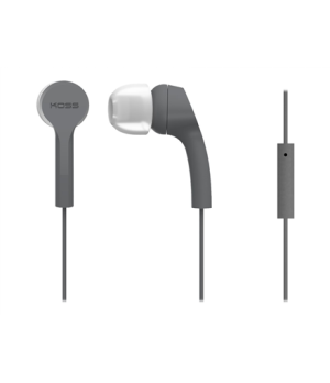 Koss | Headphones | KEB9iGRY | Wired | In-ear | Microphone | Gray