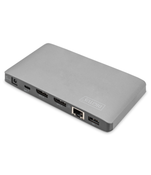 Digitus | Universal Docking Station | Dock | Ethernet LAN (RJ-45) ports | VGA (D-Sub) ports quantity | DisplayPorts quantity | U