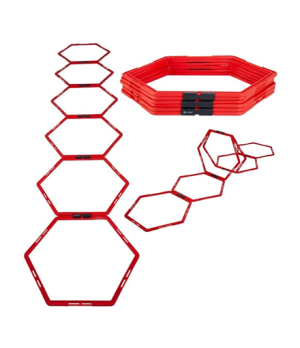 Pure2Improve | Hexagon Agility Grid | Red