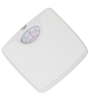 Adler | Mechanical bathroom scale | AD 8151w | Maximum weight (capacity) 130 kg | Accuracy 1000 g | White