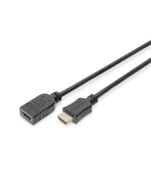 Digitus | HDMI High Speed extension cable | AK-330201-050-S | Type A M/F HDMI Female (type A) | HDMI Male (type A)