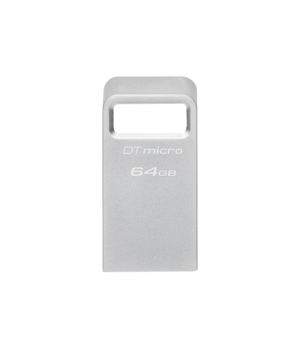 Kingston | USB 3.2 Flash Drive | DataTraveler micro | 64 GB | USB 3.2 | Silver