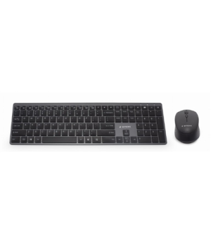 Gembird | Backlight Pro Business Slim wireless desktop set | KBS-ECLIPSE-M500 | Keyboard and Mouse Set | Wireless | Mouse includ