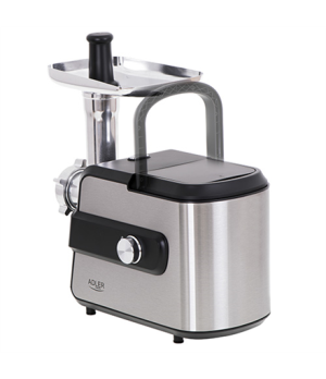 Adler | Meat mincer with a shredder | AD 4813 | Silver/Black | 600 W | Number of speeds 2 | Throughput (kg/min) 1