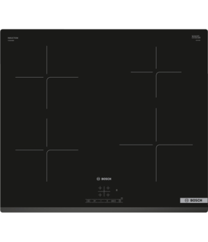 Bosch | PUE63KBB6E | Hob | Induction | Number of burners/cooking zones 4 | Touch | Timer | Black