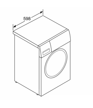 Bosch | Washing Machine | WGG2440RSN | Energy efficiency class A | Front loading | Washing capacity 9 kg | 1400 RPM | Depth 59 c