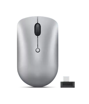 Lenovo | Wireless Compact Mouse | 540 | Red optical sensor | Wireless | 2.4G Wireless via USB-C receiver | Cloud Grey | 1 year(s