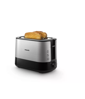 Philips | Toaster | HD2637/90 Viva Collection | Number of slots 2 | Housing material  Metal/Plastic | Black