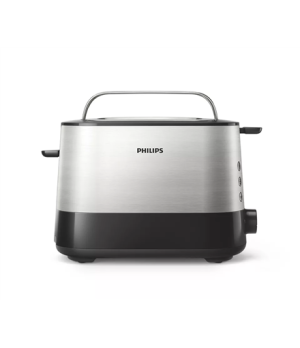 Philips | Toaster | HD2637/90 Viva Collection | Number of slots 2 | Housing material  Metal/Plastic | Black