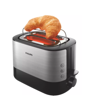 Philips | Toaster | HD2637/90 Viva Collection | Number of slots 2 | Housing material  Metal/Plastic | Black