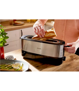 Philips | Toaster | HD2692/90 Viva Collection | Power 950 W | Number of slots 2 | Housing material  Metal/Plastic | Black