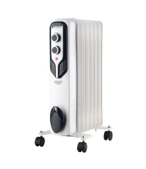 Adler | Oil-Filled Radiator | AD 7815 | Oil Filled Radiator | 1500 W | Number of power levels 3 | White