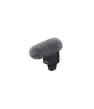 Sony | Compact Camera-Mount Digital Shotgun Microphone | ECM-B10 | Three pickup modes: Multidirectional, unidirectional and circ