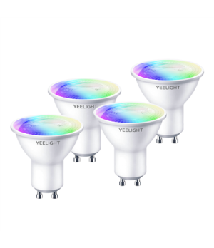 LED Smart Bulb GU10 4.5W 350Lm W1 RGB Multicolor, 4pcs pack | 5 W | WLAN