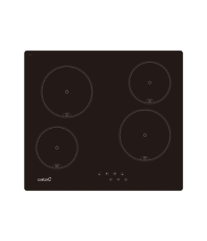 CATA | TN 604/B | Hob | Vitroceramic | Number of burners/cooking zones 4 | Touch | Black | Display