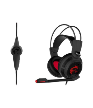 MSI DS502 Gaming Headset, Wired, Black/Red | MSI | DS502 | Wired | Gaming Headset | N/A