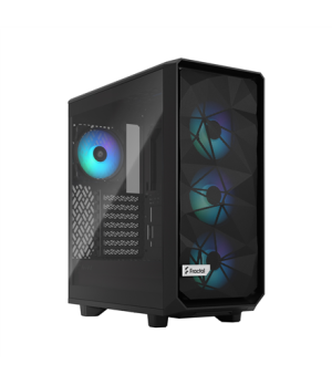 Fractal Design | Meshify 2 Compact Lite RGB | Side window | Black TG Light | Mid-Tower | Power supply included No | ATX