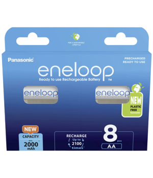 Panasonic | ENELOOP BK-3MCDE/8BE | AA | 2000 mAh | 8 pc(s)