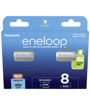 Panasonic | ENELOOP BK-4MCDE/8BE | AAA | 800 mAh | 8 pc(s)