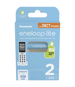 Panasonic | ENELOOP Lite BK-4LCCE/2DE | AAA | 550 mAh | 2 pc(s)