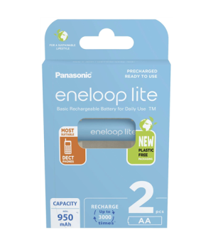 Panasonic | ENELOOP Lite BK-3LCCE/2BE | AA | 950 mAh | 2 pc(s)