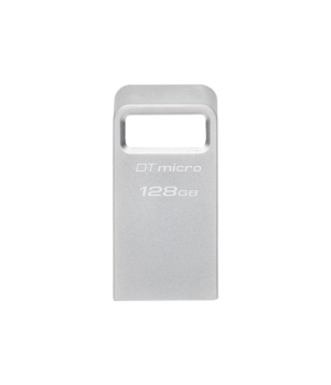 Kingston | USB 3.2 Flash Drive | DataTraveler micro | 128 GB | USB 3.2 | Silver