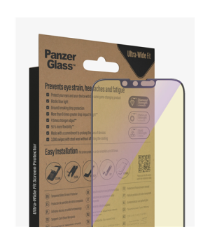 PanzerGlass | Screen protector | Apple | iPhone 14/13/13 Pro | Glass | Black | Ultra-Wide Fit Scratch resistant Shock resistant 