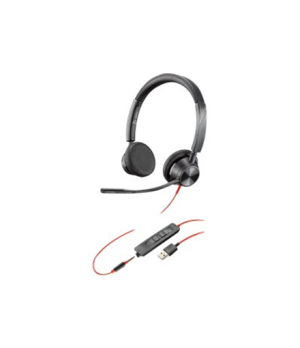 Poly Blackwire 3325, BW3325-M USB-A Poly USB-A Headset  Built-in microphone Black Wired USB Type-A