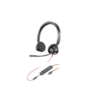 Poly Blackwire 3325, BW3325 USB-C Poly USB-C Headset  Built-in microphone Black USB Type-C Wired