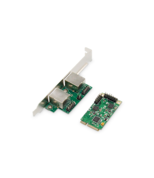 Digitus | Dual Gigabit Ethernet Mini PCI Express Network Card | DN-10134