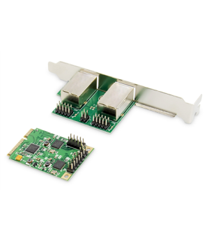 Digitus | Dual Gigabit Ethernet Mini PCI Express Network Card | DN-10134