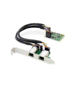 Digitus | Dual Gigabit Ethernet Mini PCI Express Network Card | DN-10134