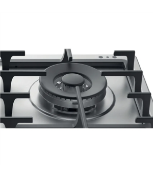 Hotpoint | PPH 60G DF/IX | Hob | Gas | Number of burners/cooking zones 4 | Rotary knobs | Stainless steel