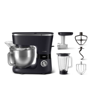 Philips Kitchen Machine with Mix | HR7962/21 7000 Series | 1000 W | Number of speeds 8 | Bowl capacity 5.5 L | Black