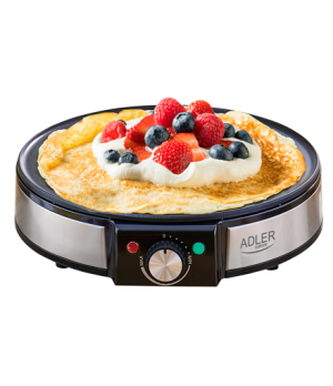 Adler | Crepe Maker | AD 3058 | 1600 W | Number of pastry 1 | Crepe | Stainless Steel/Black