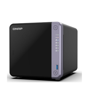 QNAP Cost-effective 4-bay 10GbE NAS | TS-432X-4G | Alpine | AL524 | Processor frequency 2 GHz | 4 GB | DDR4 SODIMM | 90W adapter