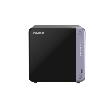 QNAP Cost-effective 4-bay 10GbE NAS | TS-432X-4G | Alpine | AL524 | Processor frequency 2 GHz | 4 GB | DDR4 SODIMM | 90W adapter