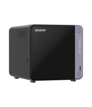 QNAP Cost-effective 4-bay 10GbE NAS | TS-432X-4G | Alpine | AL524 | Processor frequency 2 GHz | 4 GB | DDR4 SODIMM | 90W adapter